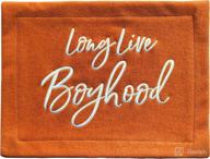boyhood fabric design nursery cinnamon logo