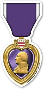 img 1 attached to Magnet America Purple Heart