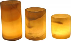 img 2 attached to CraftsOfEgypt Alabaster Marble Candle Holder Votive Cup: Authentic Egyptian Stone Crafted