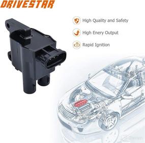 img 2 attached to 🔥 DRIVESTAR UF180 Ignition Coil for Toyota Camry 1997-2001, 4Runner 1997-2000, Tacoma 1997-2000 (2.2L/2.7L)