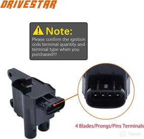 img 1 attached to 🔥 DRIVESTAR UF180 Ignition Coil for Toyota Camry 1997-2001, 4Runner 1997-2000, Tacoma 1997-2000 (2.2L/2.7L)