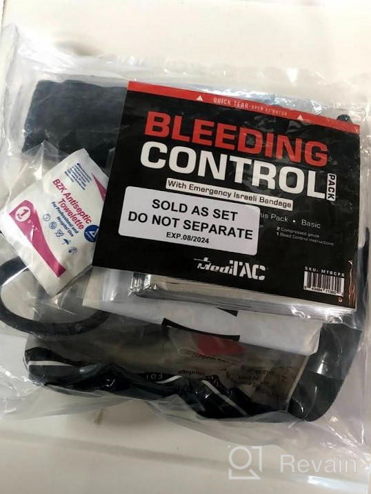 img 1 attached to SWAT-T Tourniquet, Emergency Bandage And Compressed Gauze Dressing MediTac Basic Bleeding Control Pack - SEO Optimized review by Tamika Lewis