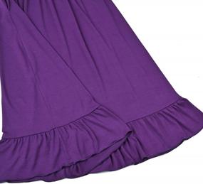 img 1 attached to Girls Cotton Maxi Dress 6-15Y, Casual Sleeveless/Long Sleeve Crew Neck