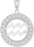стерлингового серебра знак зодиака созвездие гороскоп символ кулон ожерелье логотип