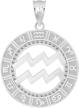 sterling silver zodiac sign constellation horoscope symbol pendant necklace logo