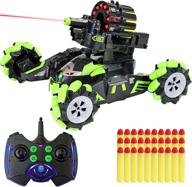 contixo sc2 off road remote control combat hobby car, hobbyist grade, military vehicle, 36 bullets 2.4ghz rc high speed electric fast monster toy tank with rechargeable batteries for adults and boys logo