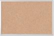 u brands cork bulletin board, 23 x 35 inches, silver aluminum frame (021u00-01) logo