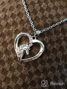 img 5 attached to Волшебное ожерелье с единорогом: идеальный подарок для девочек на Рождество, День святого Валентина и дни рождения!