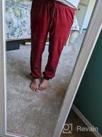 img 1 attached to Women'S 100% Cotton Soft Sweatpants Joggers With Pockets For Yoga, Sleep, And Lounging review by Danielle Perkins