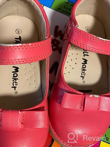 img 1 attached to Stylish and Comfy: Doll Maker 👠 Girls Mary Jane Girls' Shoes for Flats review by Emily Johnson