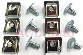 img 3 attached to Effortlessly Secure Your Audi VW Skoda Under Engine Cover with the 5xSet Undertray Kit Screw Metal Clips - 8D0805121