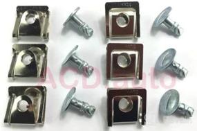 img 2 attached to Effortlessly Secure Your Audi VW Skoda Under Engine Cover with the 5xSet Undertray Kit Screw Metal Clips - 8D0805121