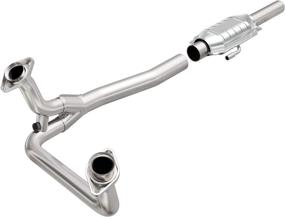 img 1 attached to 🚀 MagnaFlow Federal/EPA Compliant Catalytic Converter for F-150/F-250/Bronco - Stainless Steel, 2in Main Piping, 52in Length, Pre/Post O2 Sensor Included