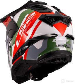 img 2 attached to LS2 Helmets Explorer XT Adventure (CamoX White Red — XXX-Large)