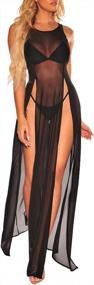 img 2 attached to Sheer Mesh Beach Dress: The Perfect Cover-Up For Your Bikini!
