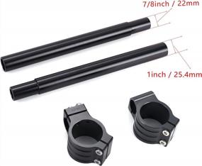 img 1 attached to Upgrade Your Ride With Φ37Mm Clip-Ons Handlebars And 1" Replacement Handlebars In Black