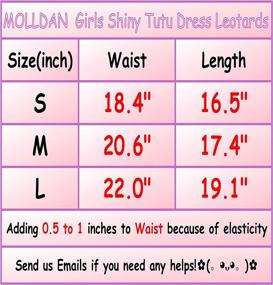 img 1 attached to 🦄 Active Sparkle Waistband Unicorn Girls' Clothing - MOLLDAN Leotard