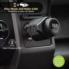 img 1 attached to 🚗 SCOSCHE BTFM5 Bluetooth Hands-Free Car Kit with Digital FM Transmitter and Dual 12W USB Charging Ports for Enhanced In-Vehicle Experience