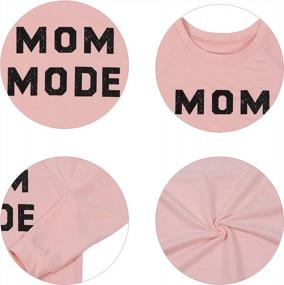 img 2 attached to Stay Stylish And Comfy With Mom Mode Casual Sweatshirts For Women - Shop Now!
