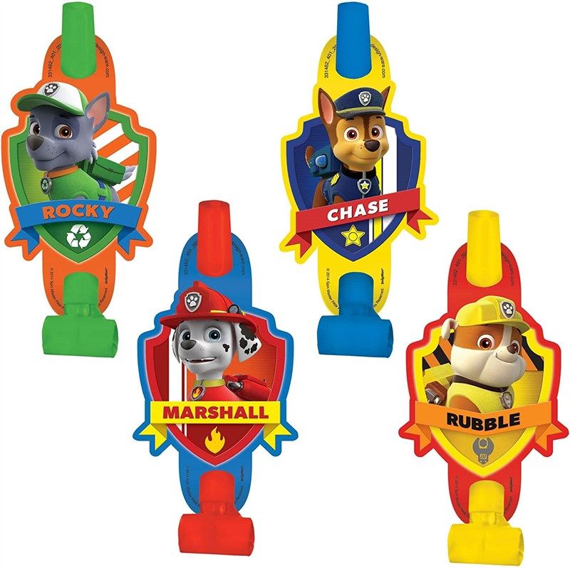 paw patrol blowouts party favor 로고
