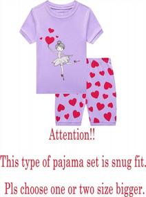 img 3 attached to Boys Kids Summer Cotton Pajamas Set - Short Sleepwears For Babies
