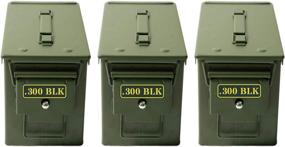 img 3 attached to Aolamegs Ammo Can Vinyl Sticker Set: 9MM, 5.56, 7.62, 12GA and more - 20 Pack/.300BLK