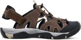 img 1 attached to Explore Your Summer Adventures With Atika Men'S Closed Toe Hiking Sandals