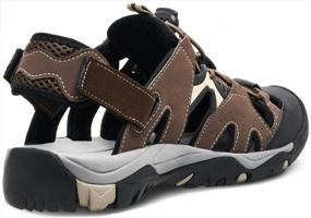 img 3 attached to Explore Your Summer Adventures With Atika Men'S Closed Toe Hiking Sandals