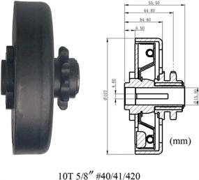 img 1 attached to Звездочка центробежного сцепления Go Karts Газонокосилка