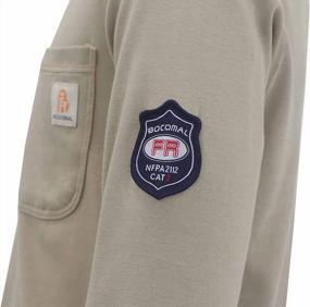 img 1 attached to Flame-Resistant Workwear: BOCOMAL FR Shirts With NFPA2112 Certification - Shop Now!