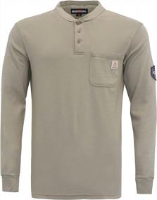 img 4 attached to Flame-Resistant Workwear: BOCOMAL FR Shirts With NFPA2112 Certification - Shop Now!