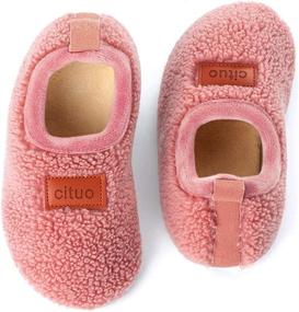 img 4 attached to 👦 Boys' Anti-Slip Household Slippers: Non-Slip Outdoor Shoes