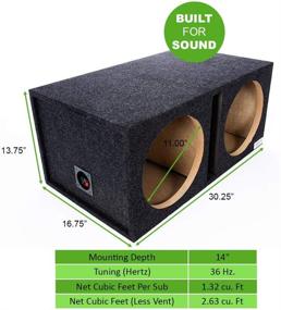 img 2 attached to Bbox Dual Vented 12 Inch Subwoofer: Unleash Powerful Bass in Your Audio System