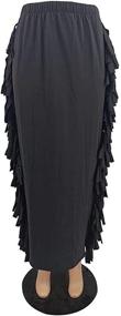 img 2 attached to Womens Elegant Fringe Elastic Bodycon Women's Clothing ~ Skirts