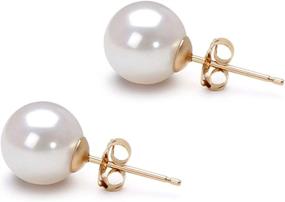 img 4 attached to Cultured Earrings Pearls Earring Setting Girls' Jewelry in Earrings