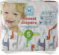 🦒 the honest company giraffe disposable size 5 diapers - 25 ct: effective and eco-friendly solution logo