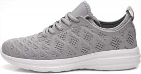 img 3 attached to Women'S Lightweight 3D Woven Athletic Sneakers - Joomra Stylish Shoes