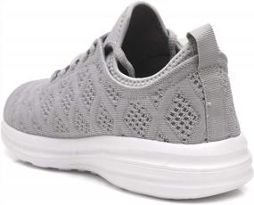img 2 attached to Women'S Lightweight 3D Woven Athletic Sneakers - Joomra Stylish Shoes
