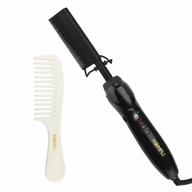 получите гладкие и прямые волосы с помощью выпрямителя для волос homfu electric hot comb с технологией защиты от ожогов! логотип