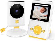 👶 wireless baby monitor with camera and audio, non-wifi baby monitor featuring 2.4'' lcd screen, night vision, 2-way talk, vox, 960ft range, room temperature monitoring, 2x zoom, lullabies, feeding alarm logo