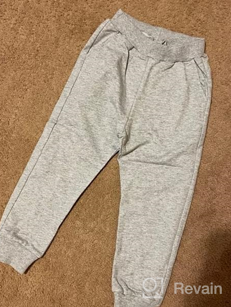 img 1 attached to 👖 OdilMacy Unisex Elastic Toddler Sweatpants for Boys' Clothing and Pants review by David Perez