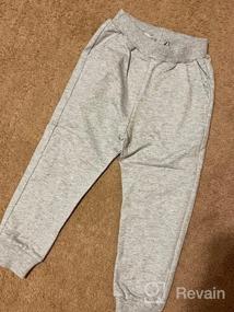 img 8 attached to 👖 OdilMacy Unisex Elastic Toddler Sweatpants for Boys' Clothing and Pants