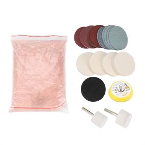 img 4 attached to 💎 Revive Your Glass with our 34 Piece Glass Polishing Kit: Remove Deep Scratches & Restore Clarity!