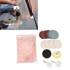 img 1 attached to 💎 Revive Your Glass with our 34 Piece Glass Polishing Kit: Remove Deep Scratches & Restore Clarity!