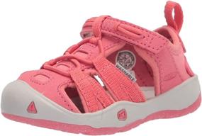 img 4 attached to 👣 KEEN Unisex Moxie Sandal SILVER Boys' Shoes - Stylish and Comfortable Sandals for Kids