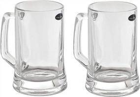 img 4 attached to Cheers To Sophistication: Amlong Crystal'S 16 Oz Lead-Free Beer Mug Set Of 2