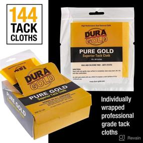 img 2 attached to 🔧 Dura-Gold - High-Performance Tack Rags - 144 Case Pack - Ideal for Woodworking and Professional Painters - Premium Quality, Wax-Free, Silicone-Free, Anti-Static