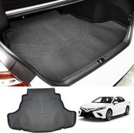 🔥 premium all-weather custom fit cargo liner for 2018-2022 toyota camry & avalon - mixsuper tpo durable odorless trunk mat logo