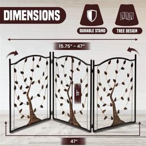 img 3 attached to 🐾 Bundaloo Large Freestanding Metal Folding Pet Gate - Portable Panels for Enhanced Dog & Cat Security - Foldable Enclosure Gates for Puppies - Indoor & Outdoor Safety for Pets