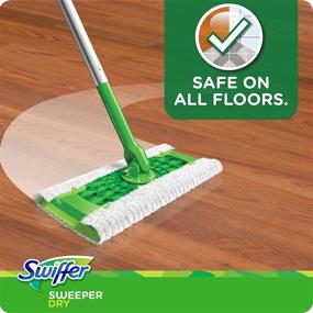 img 1 attached to 🧹 Premium Swiffer Sweeper Dry Sweeping Pad Refills (32 Count) - Hardwood Floor Mop Cleaner Cloth Refill with Gain Scent